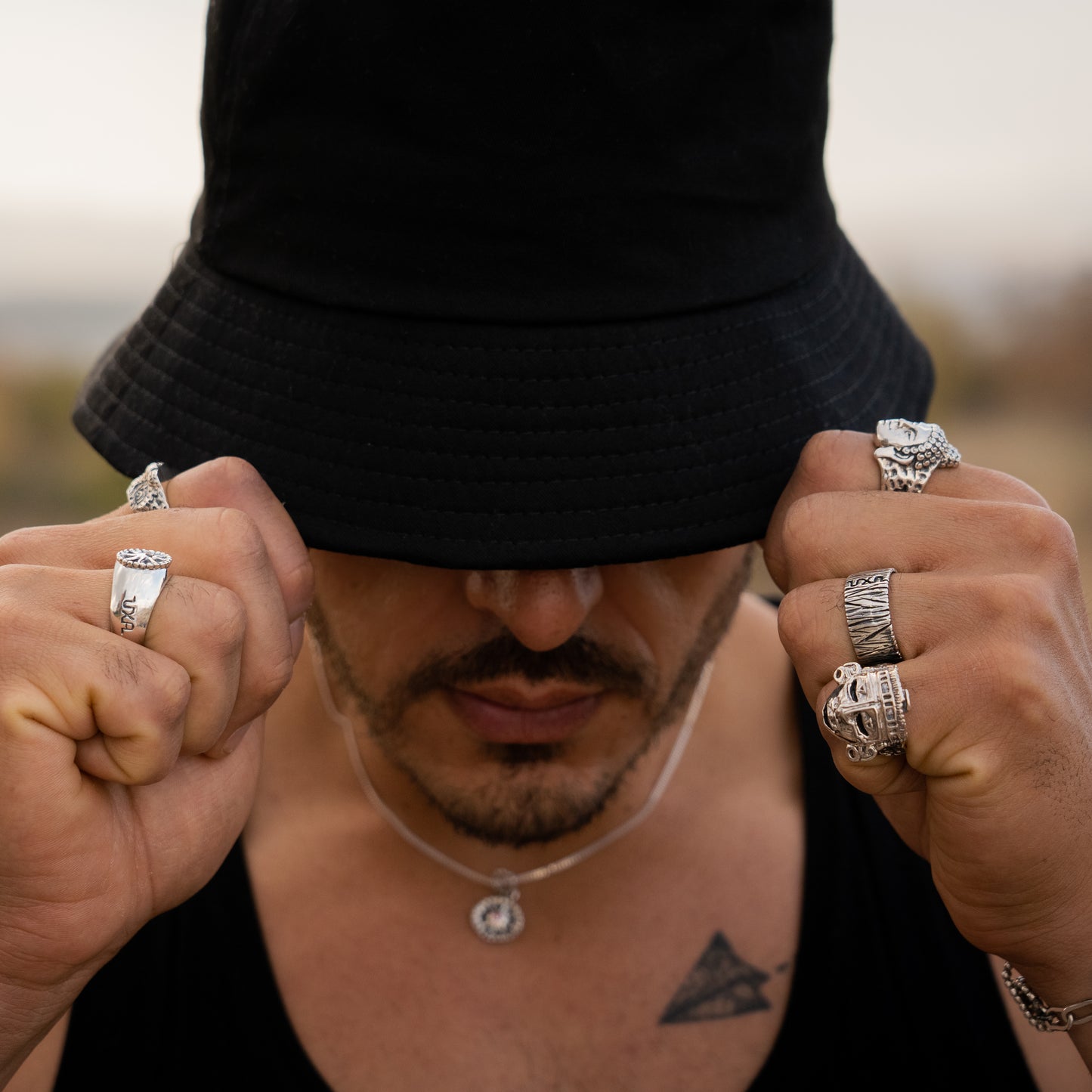Anillo máscara Xipe Tótec
