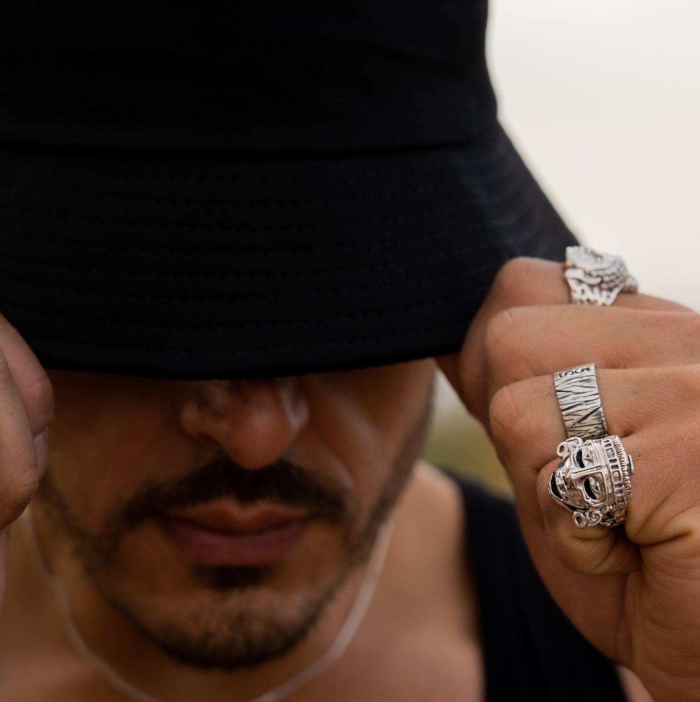 Anillo máscara Xipe Tótec