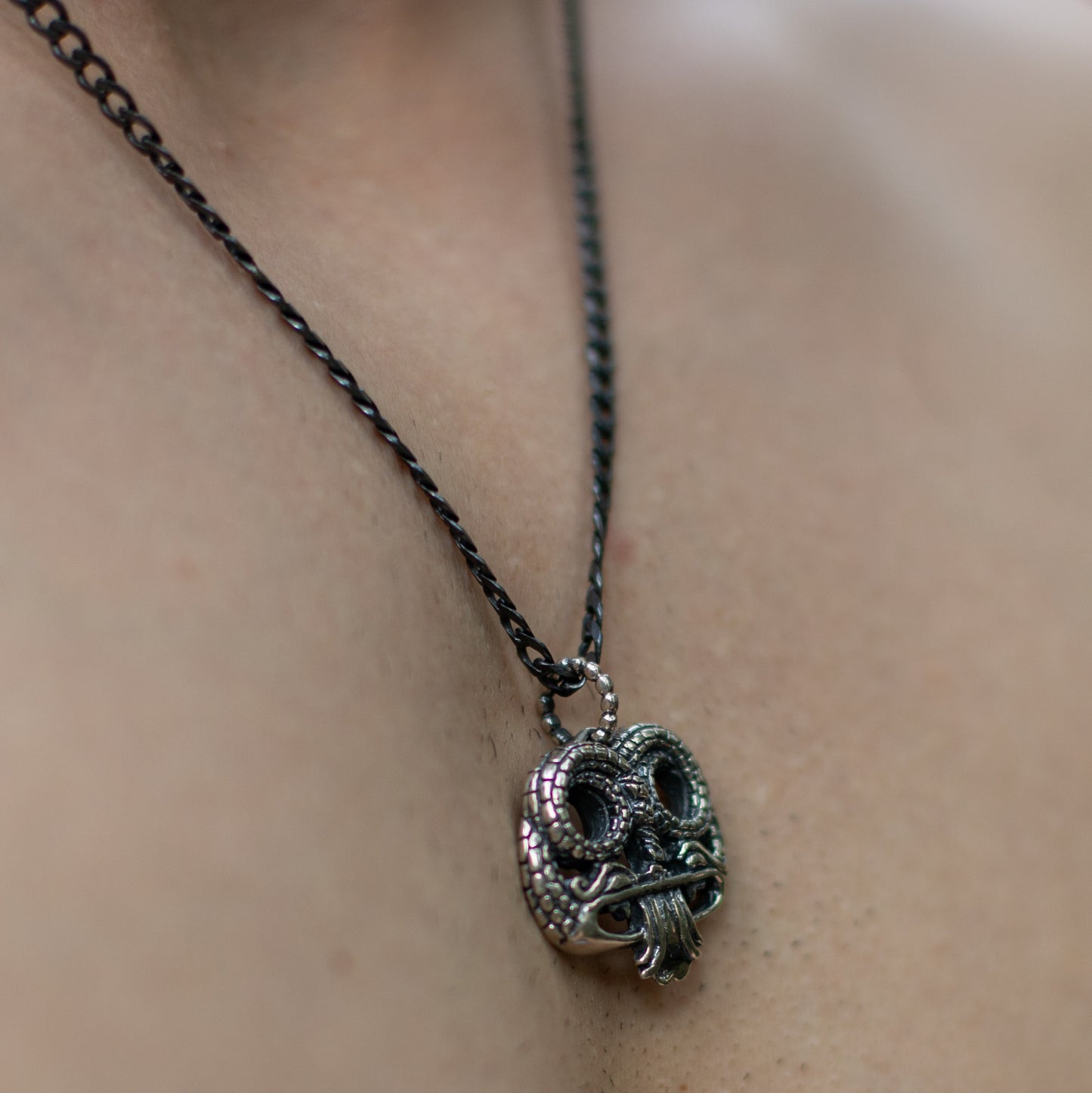 Collar mascara Quetzalcoatl Tlaloc