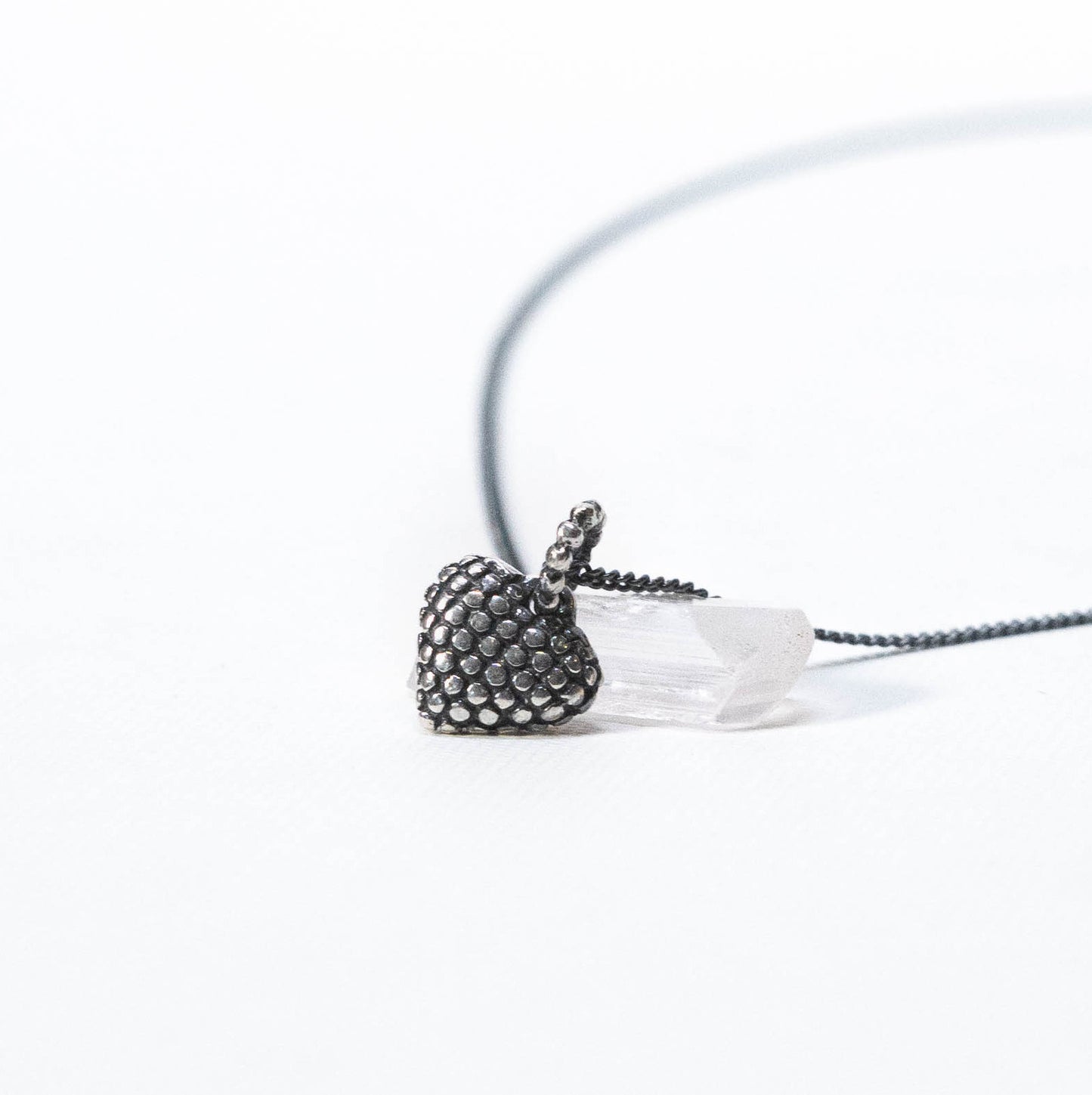 Collar corazón infinito