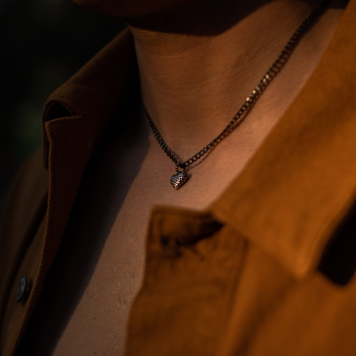 Collar corazón infinito